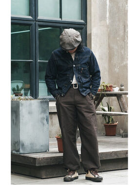 Experimental Test Sample Protective Cover Pants Dark Brown Bronson MFG. CO 38x30